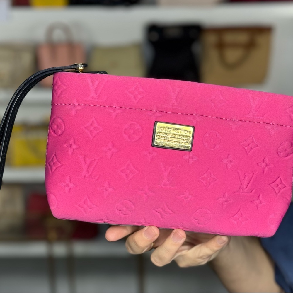 LV Rare Pink Wristlet